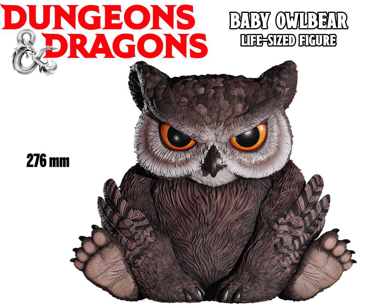 Dungeons & Dragons - Baby Owlbear Livstorleksfigur wizkids