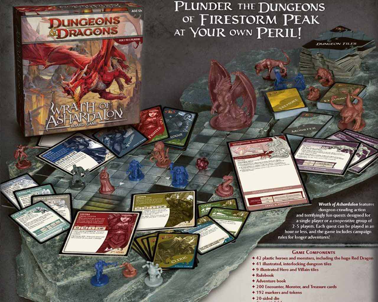 Dungeons & Dragons: Wrath of Ashardalon - Brädspel wizards of the coast