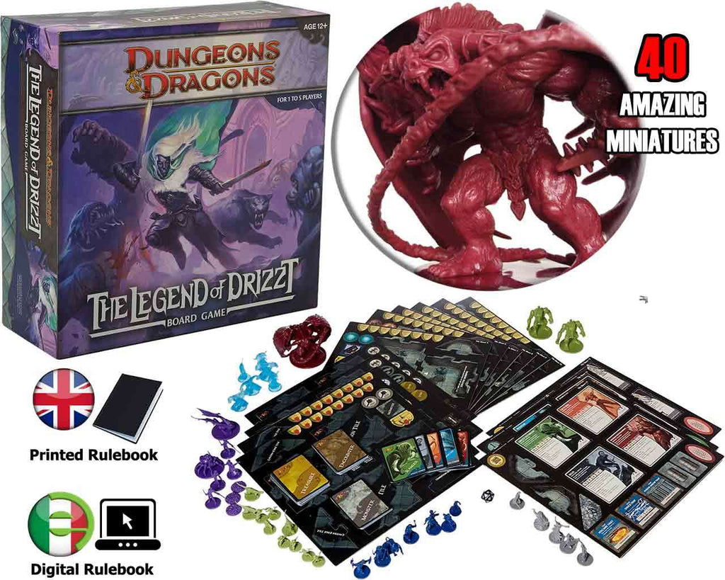 Dungeons & Dragons: The Legend of Drizzt - Brädspel wizards of the coast