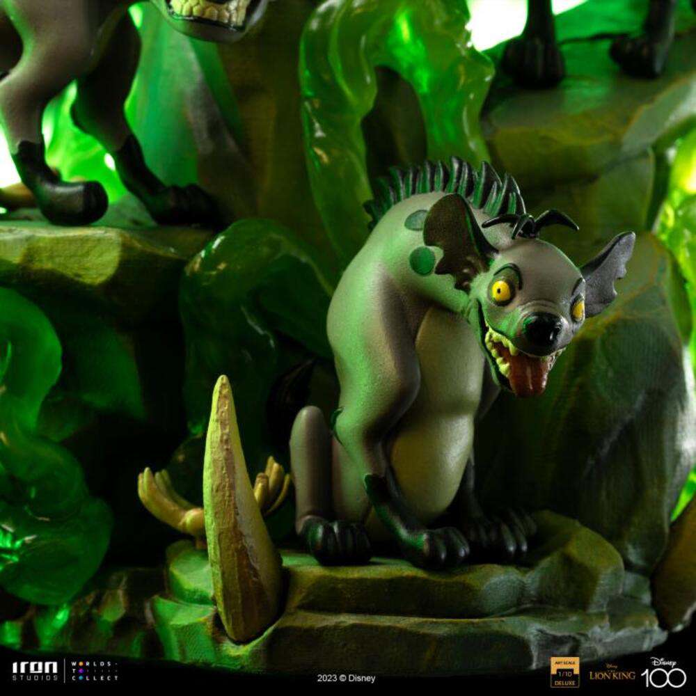 Lion King Scar Deluxe 1/10 Statue iron studios