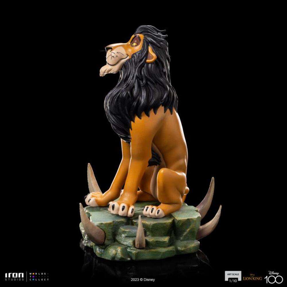 Lion King Scar 1/10 Statue iron studios