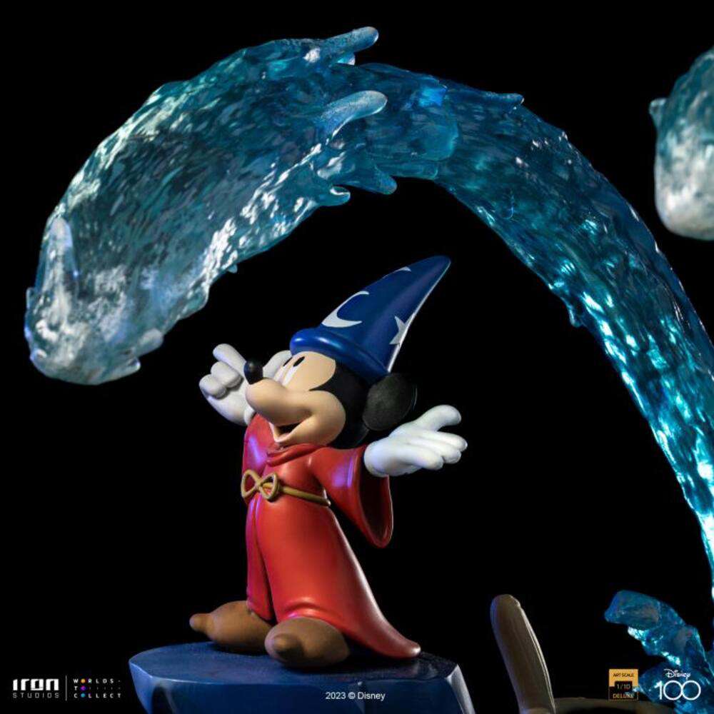 Mickey Mouse Fantasia Deluxe 1/10 Statyett iron studios