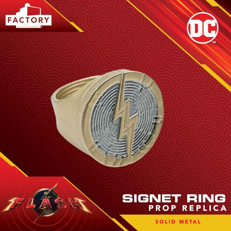The Flash Signet Ring - Prop Replica factory ent