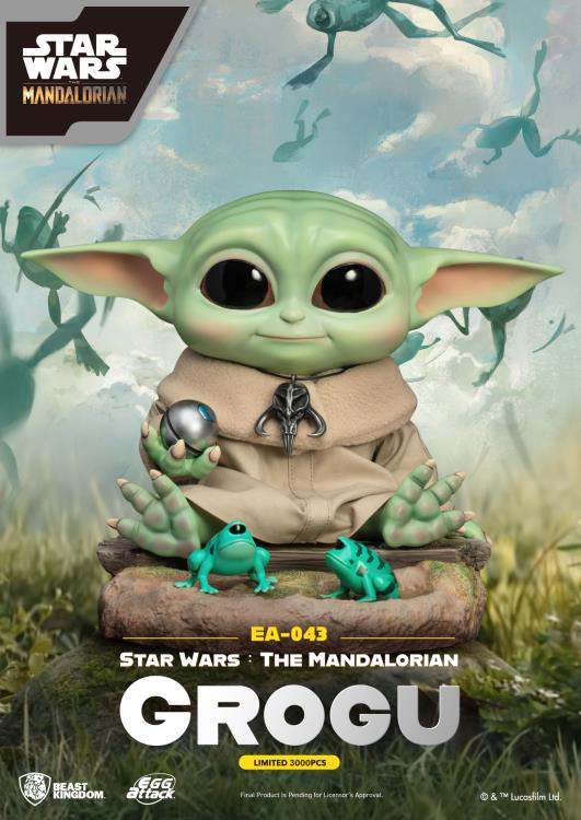 Egg Attack Grogu Figur från The Mandalorian beast kingdom