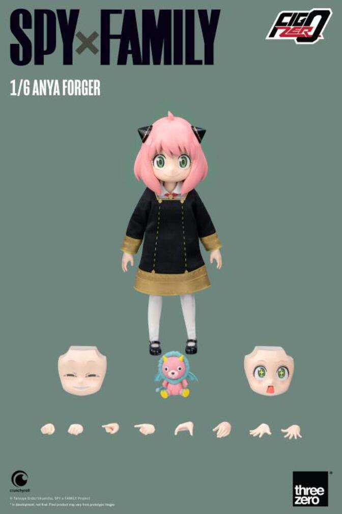 Spy x Family Anya Forger 1/6 Figur threea toys/threezero