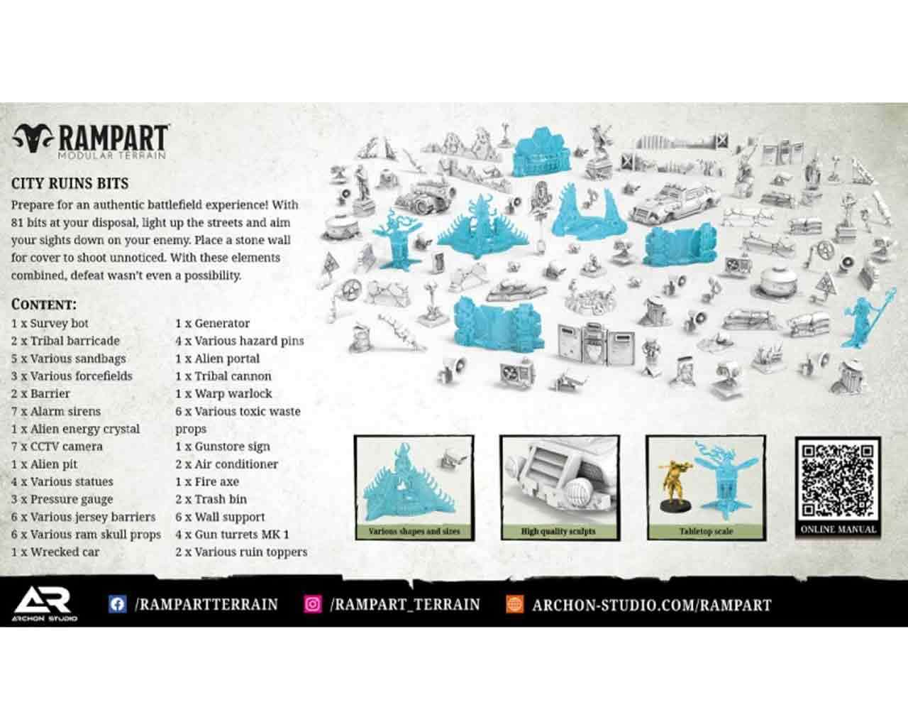 Rampart City Ruins Bits - Förbättra Ditt Slagfält archon games