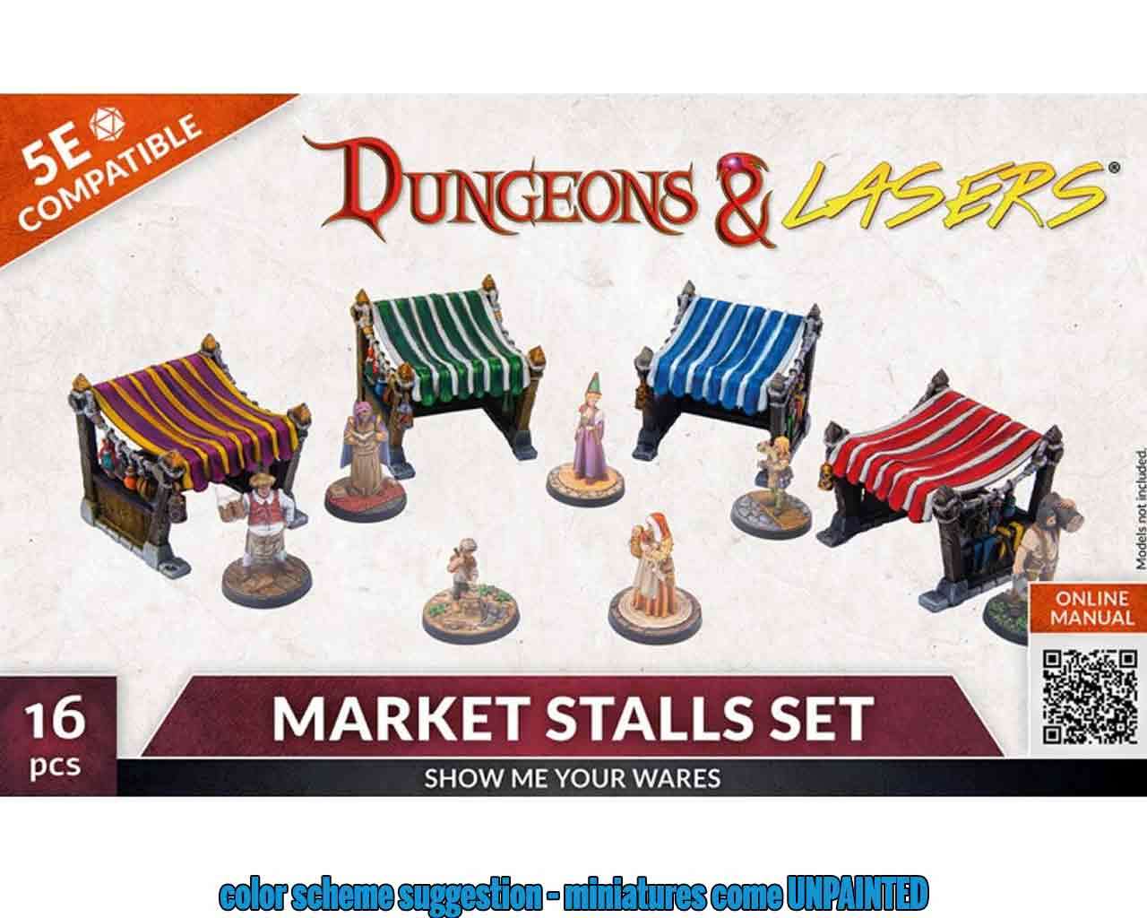 Dungeons & Lasers Marknadsstånd Set archon games