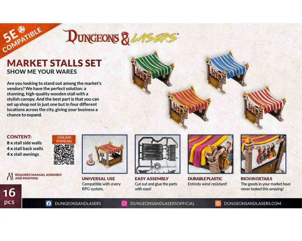 Dungeons & Lasers - Marknadsståndsset