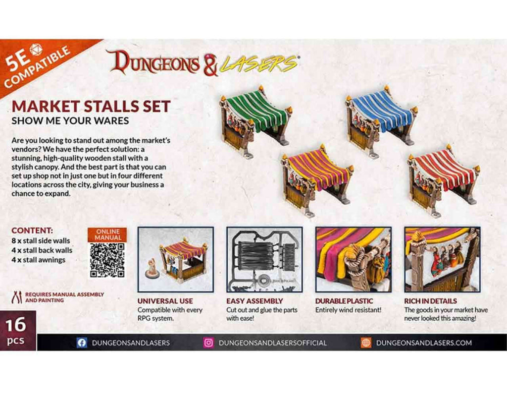 Dungeons & Lasers Marknadsstånd Set archon games
