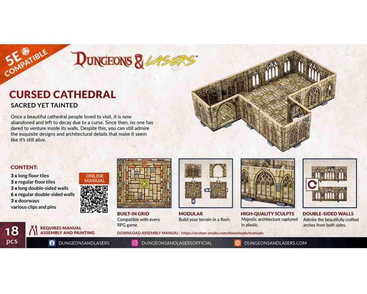 Dungeons & Lasers - Förbannad Katedral archon games