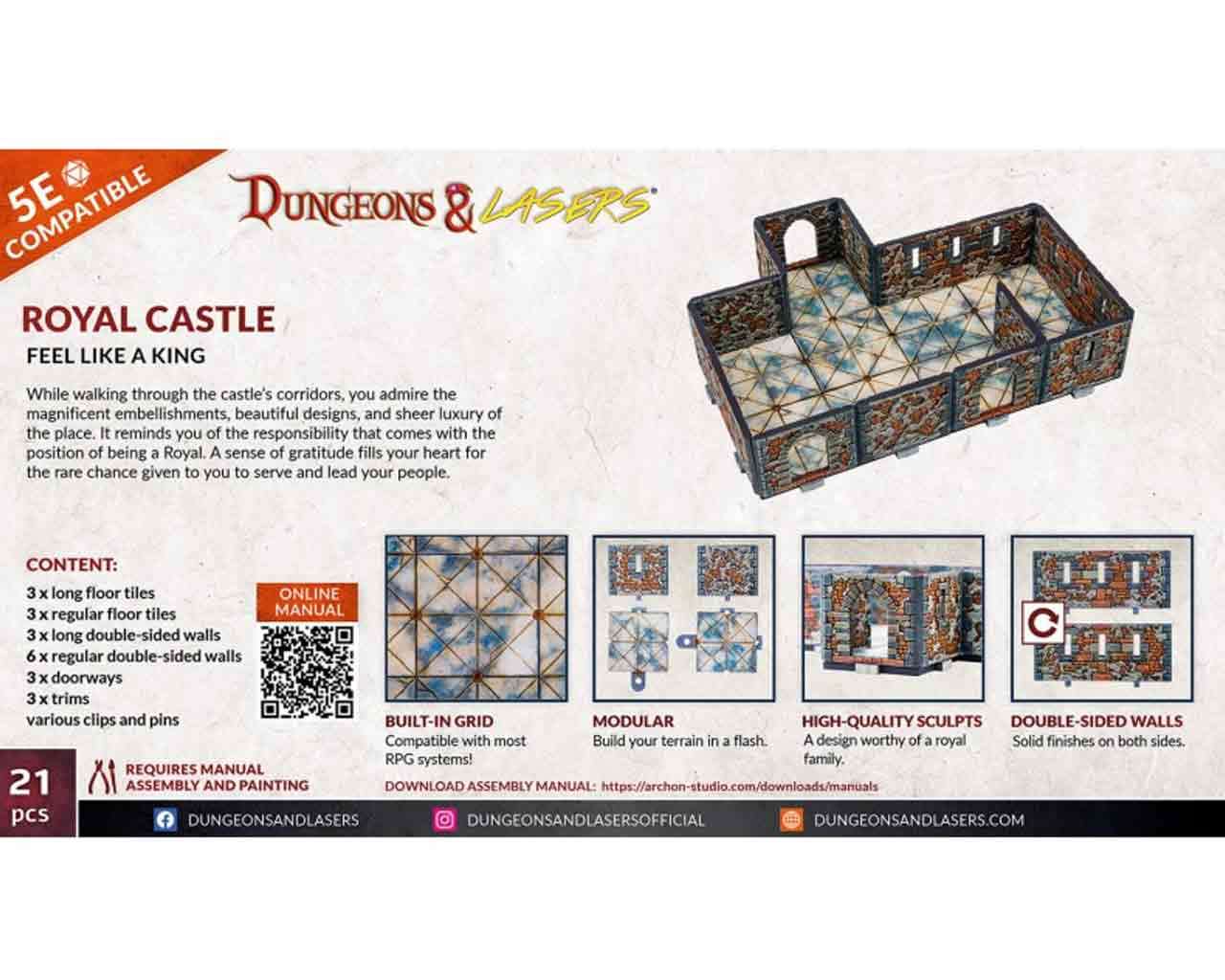 Dungeons & Lasers - Royal Castle archon games