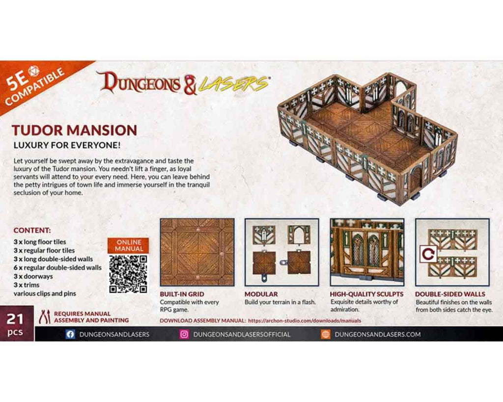 Dungeons & Lasers - Tudor Mansion archon games
