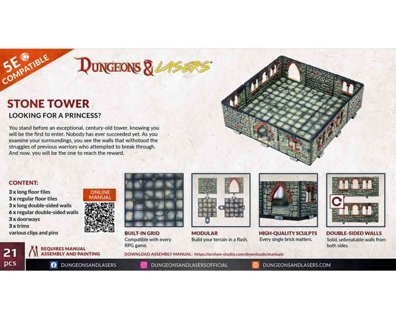 Dungeons & Lasers - Stone Tower archon games