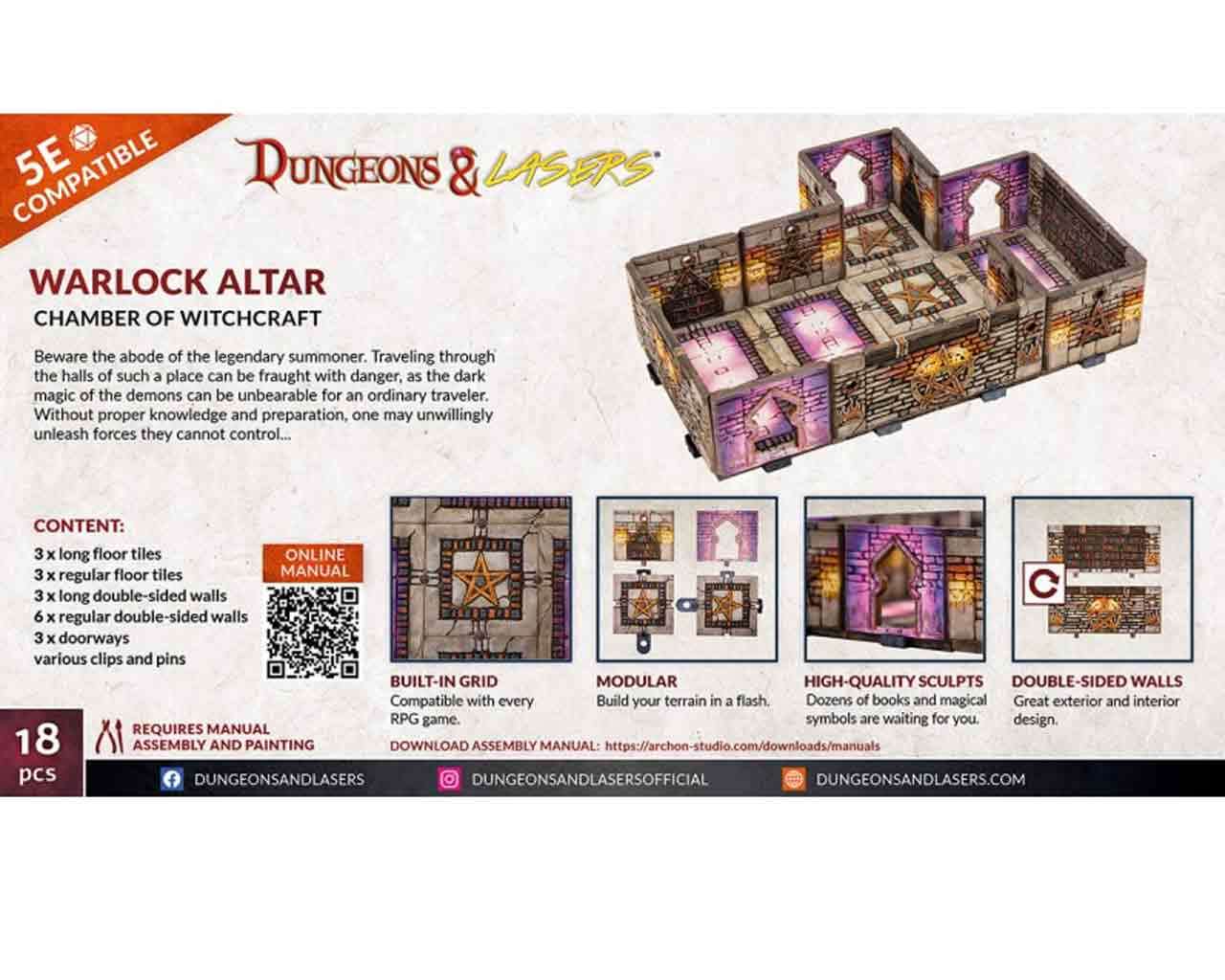 Dungeons & Lasers - Warlock Altar archon games