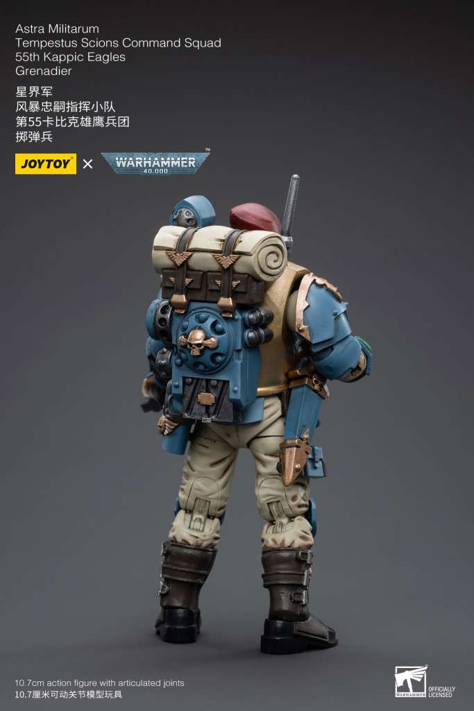 Wh40k Astra Militarum Tempestus Scions Command Squad 55th Kappic Eagles Grenadier joytoy
