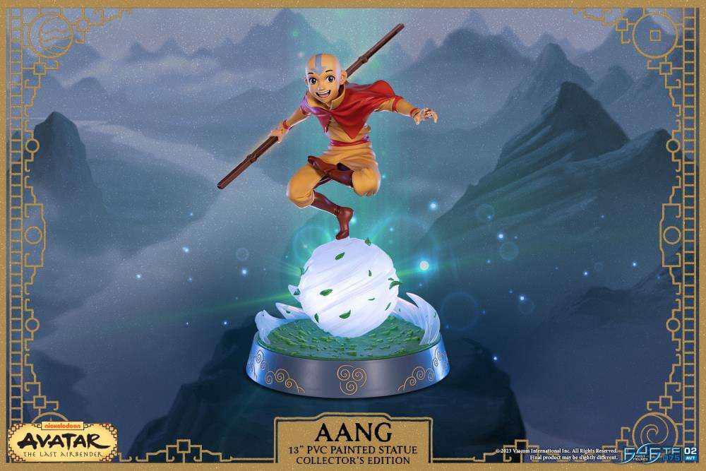 Avatar: Den sista luftbändaren Aang 11" PVC Samlarutgåva Staty first4figures