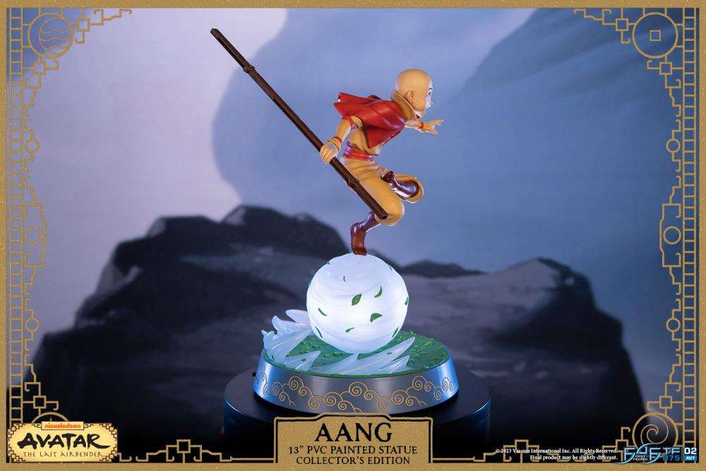 Avatar: Den sista luftbändaren Aang 11" PVC Samlarutgåva Staty first4figures