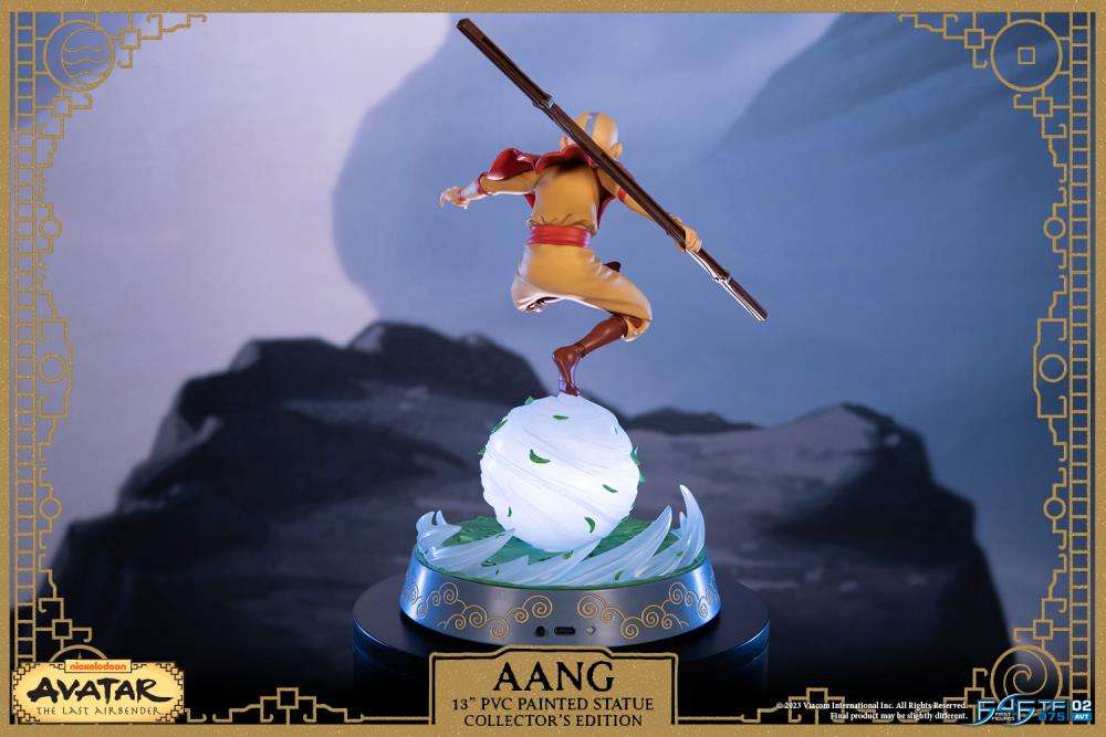 Avatar: Den sista luftbändaren Aang 11" PVC Samlarutgåva Staty first4figures