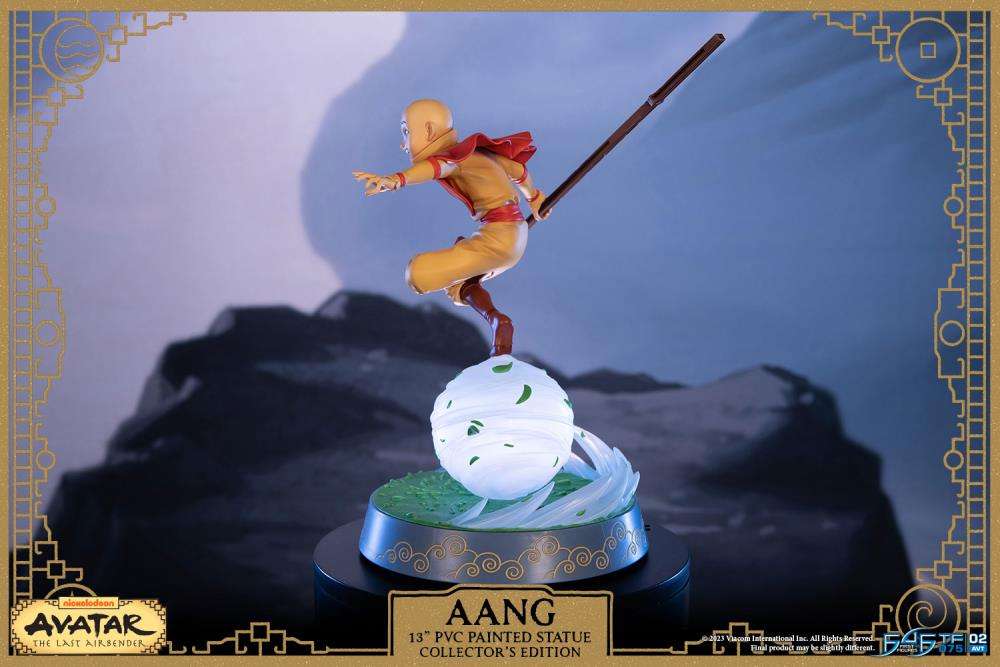 Avatar: Den sista luftbändaren Aang 11" PVC Samlarutgåva Staty first4figures