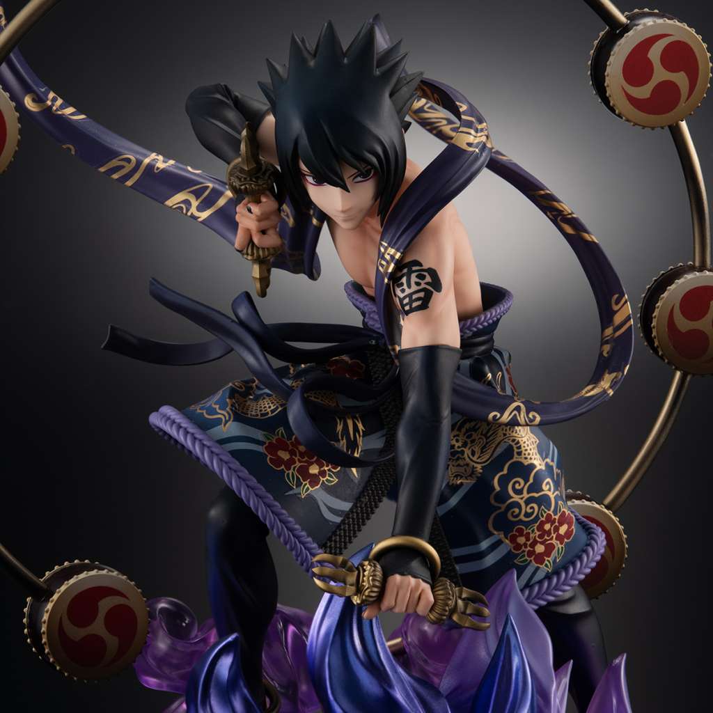 Naruto Shippuden Sasuke Thunder God Staty megahouse