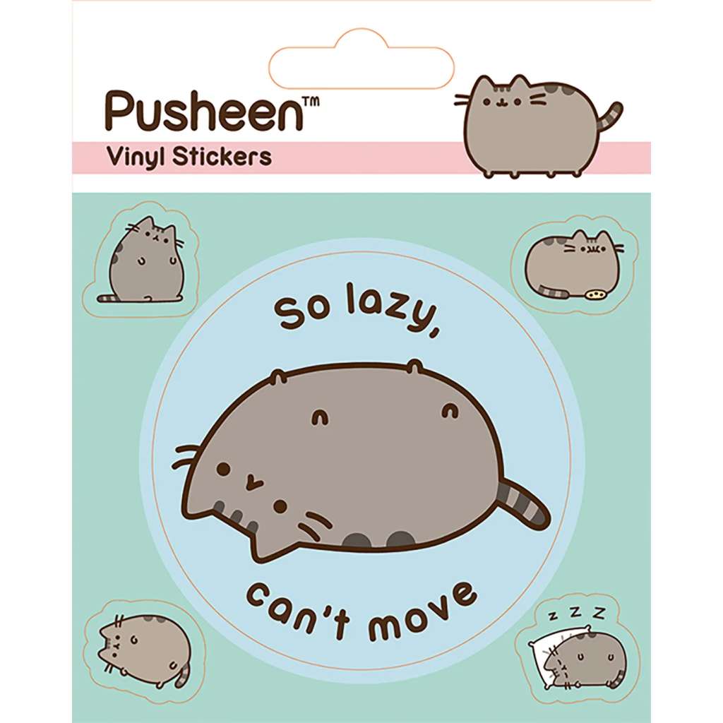 Pusheen Vinyl Klistermärke – Kawaii Kattdesign pyramid international