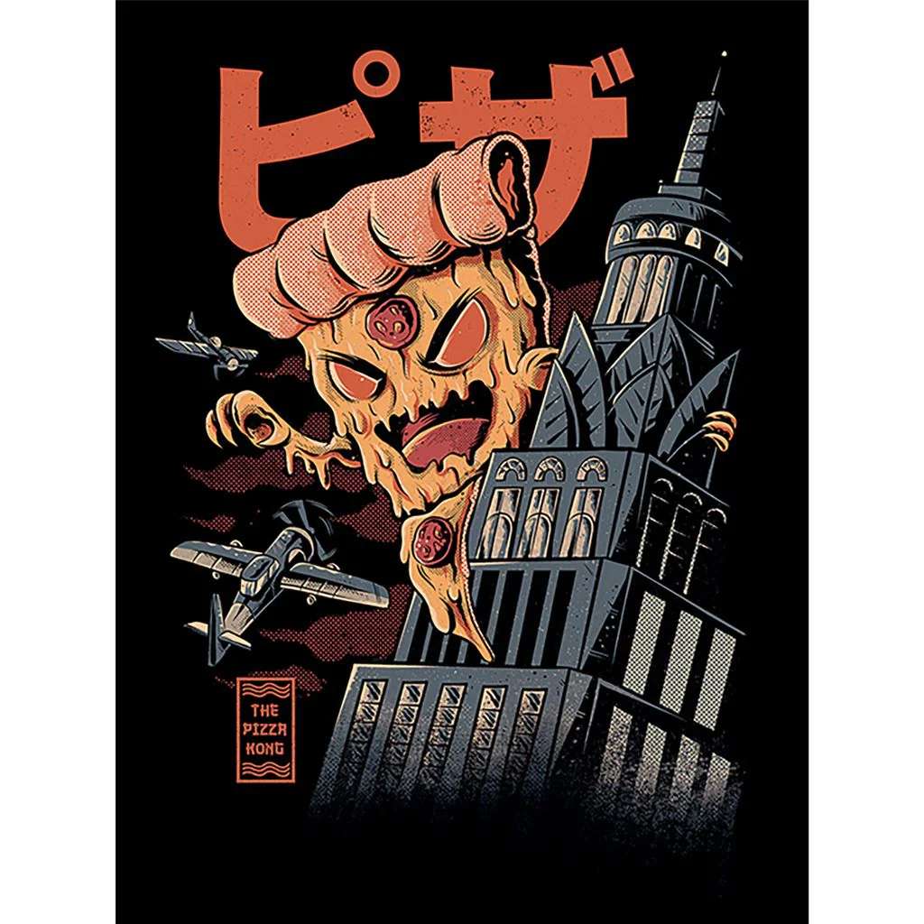 Ilustrata the Pizza Kong Deep Canvas pyramid international