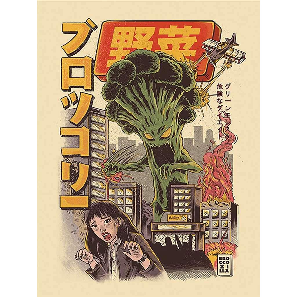 Ilustrata Broccozilla Deep Canvas - Robotto