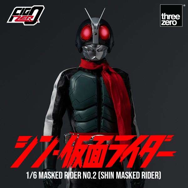 Shin Masked Rider 1/6 Action Figure threea toys/threezero