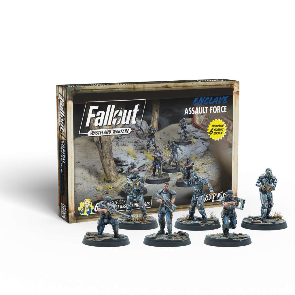 Fallout WW Enclave Assault Force Figur modiphius