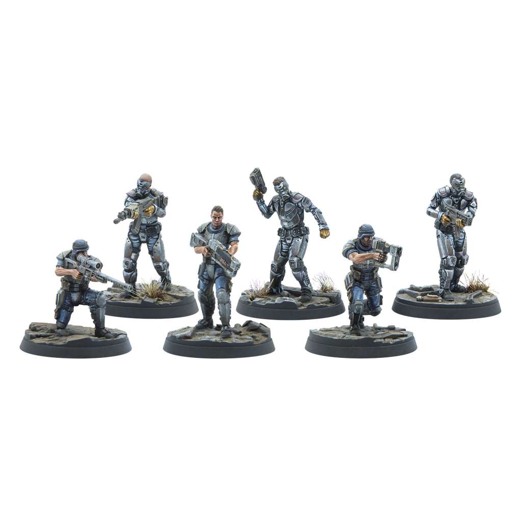 Fallout WW Enclave Assault Force Figur modiphius