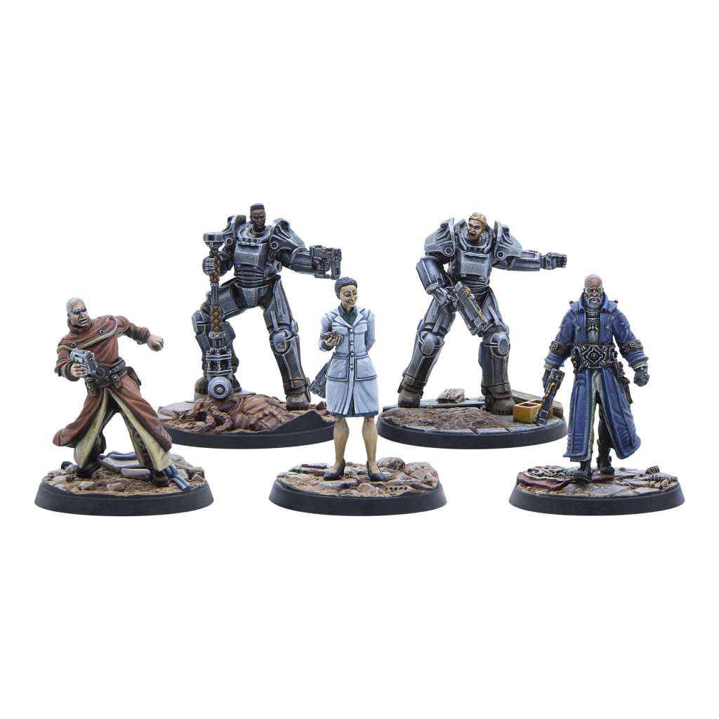 Fallout Wasteland Brotherhood of Steel Citadel Command Figur modiphius