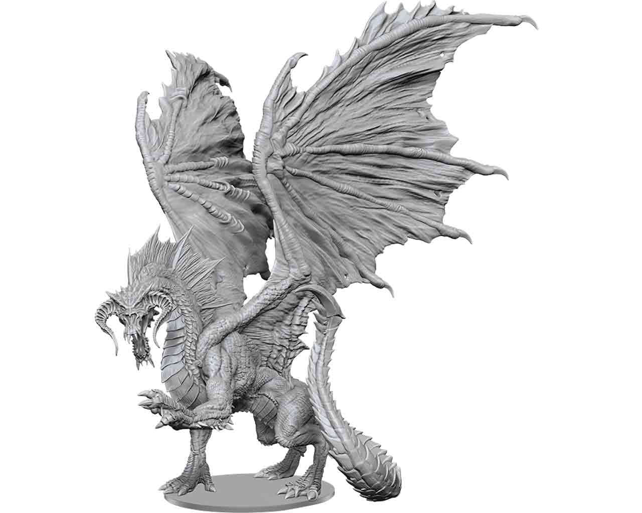 Dungeons & Dragons Nolzur’s Fantastiska Miniatyrer: Svart Drakfigur wizkids