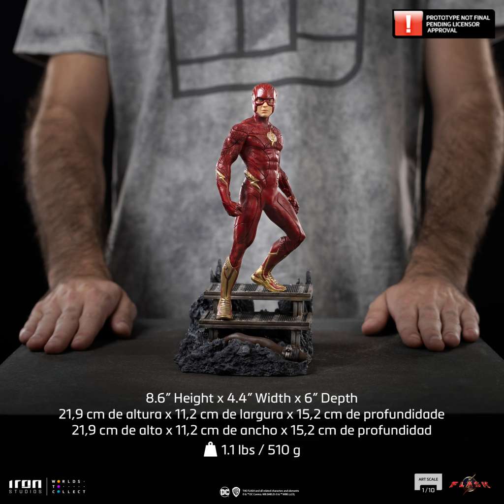 Flash - The Flash Movie Staty 1/10 iron studios