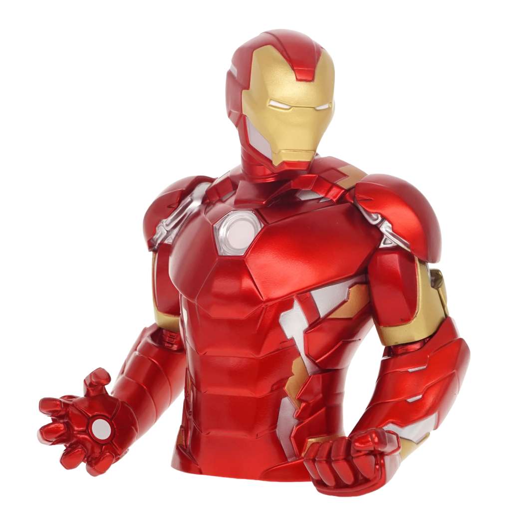 Avengers Iron Man Bust Bank monogram