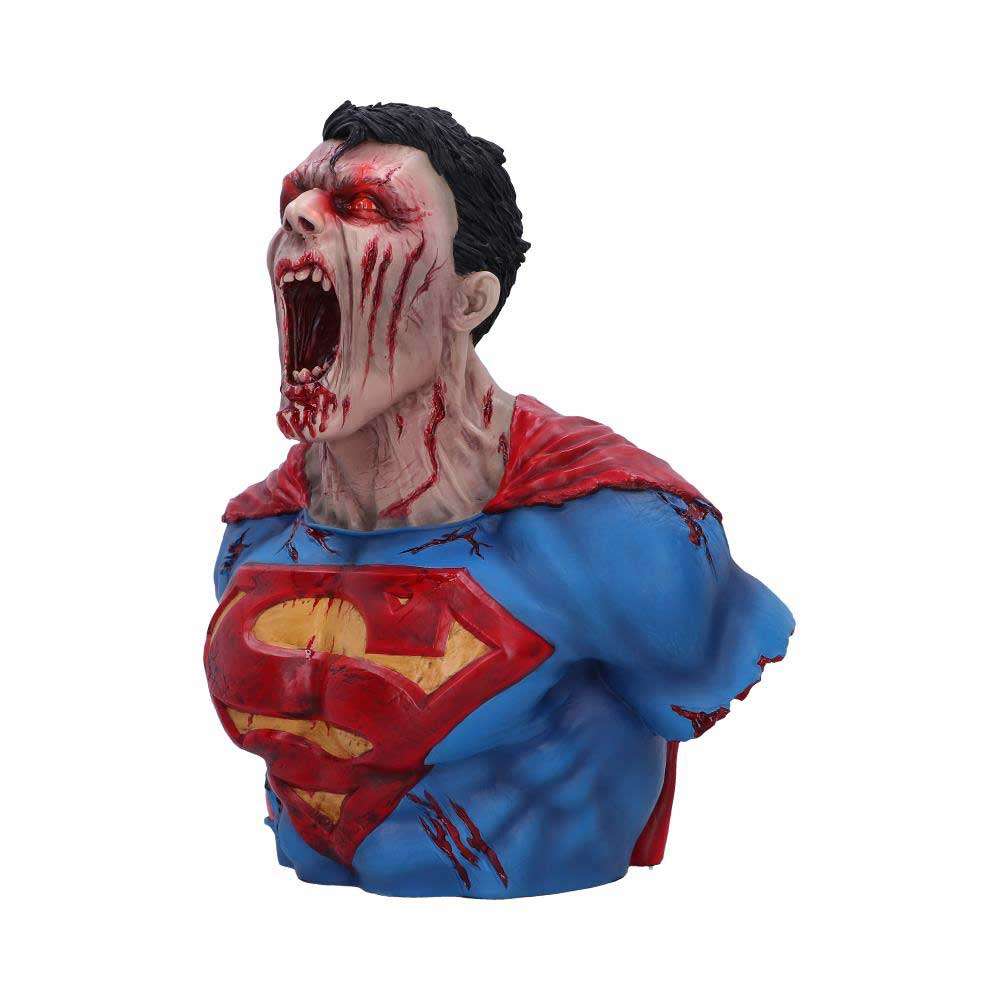 Superman Deceased Zombie Bust – En Mörk och Fascinerande Samlarartikel nemesis now
