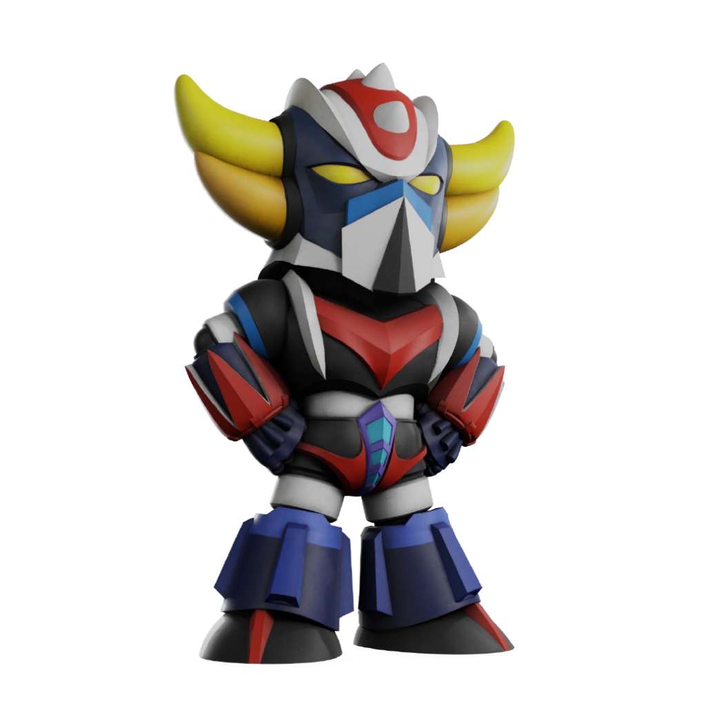 Grendizer Chibi Sparbössa - Nostalgisk Samlarartikel plastoy