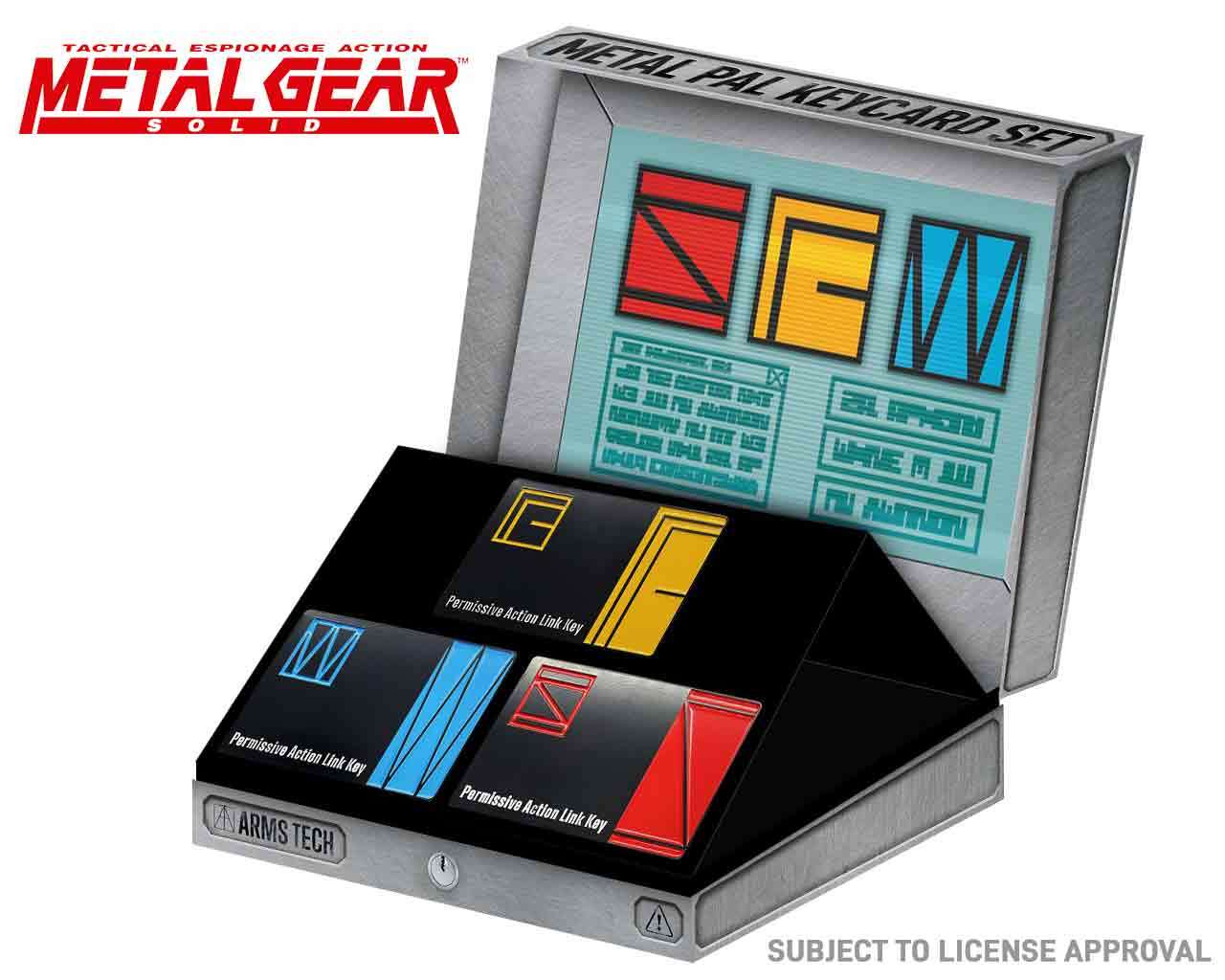 Metal Gear Solid Limited Edition Set of 3 Nyckelkort fanattik