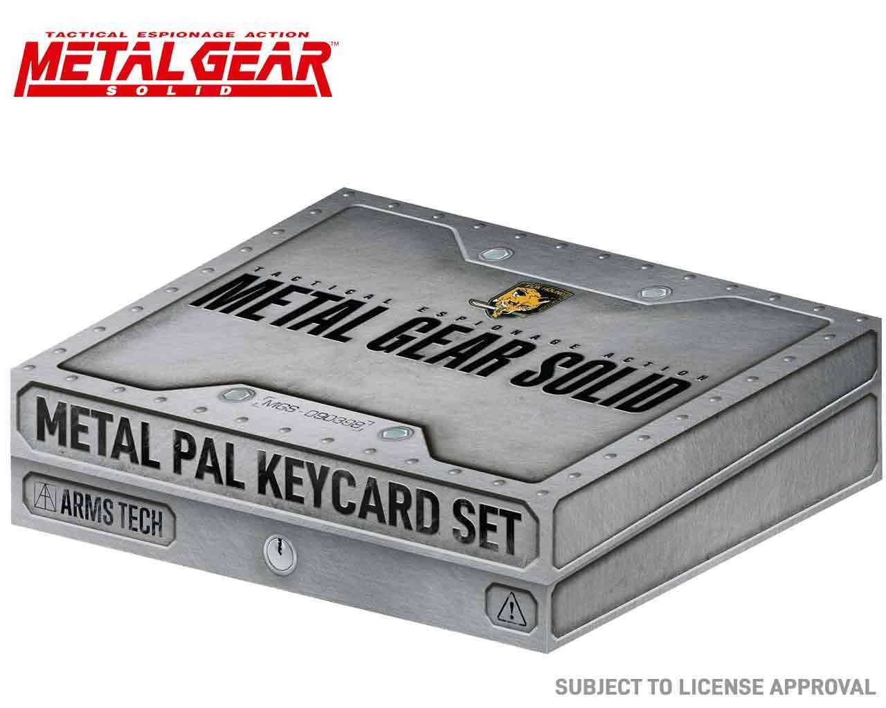 Metal Gear Solid Limited Edition Set of 3 Nyckelkort fanattik