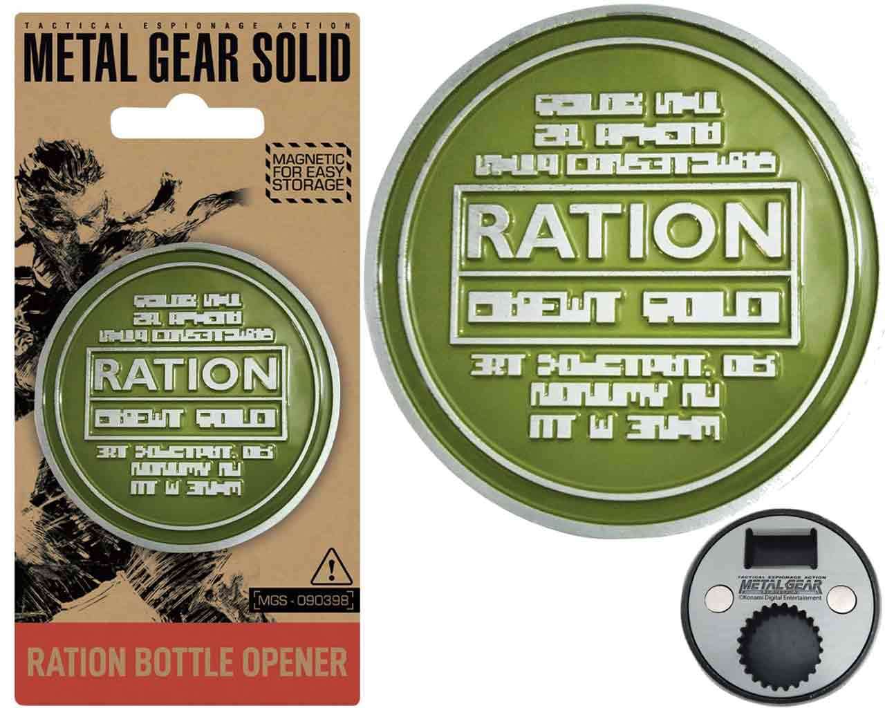 Metal Gear Solid Ration Bottle Opener fanattik