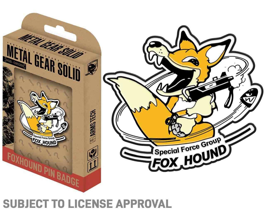 Metal Gear Solid FOXHOUND Limited Edition Pin Badge - Robotto