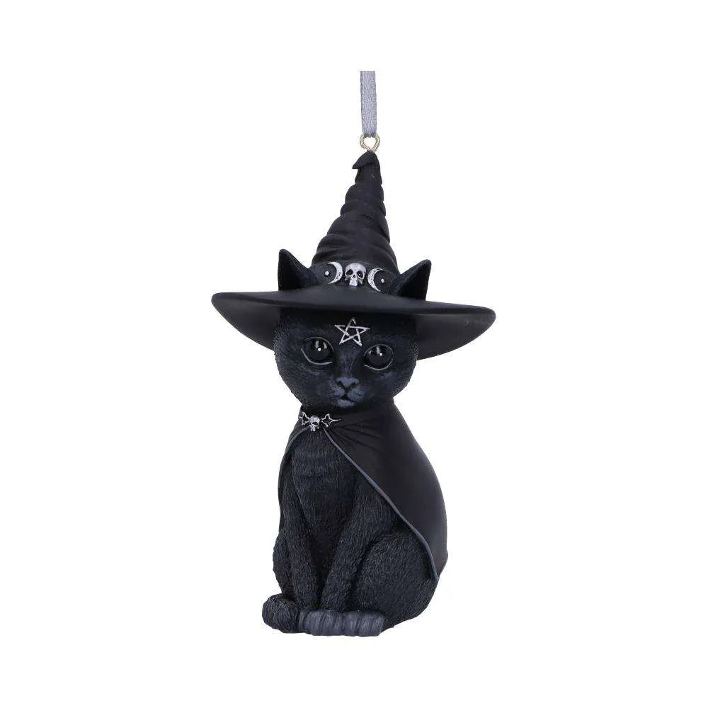 Purrah Svart Häxkatt Hängande Ornament - Robotto
