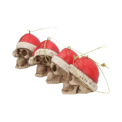 Silent Night Skull Baubles Set - Hängande Ornament - Robotto