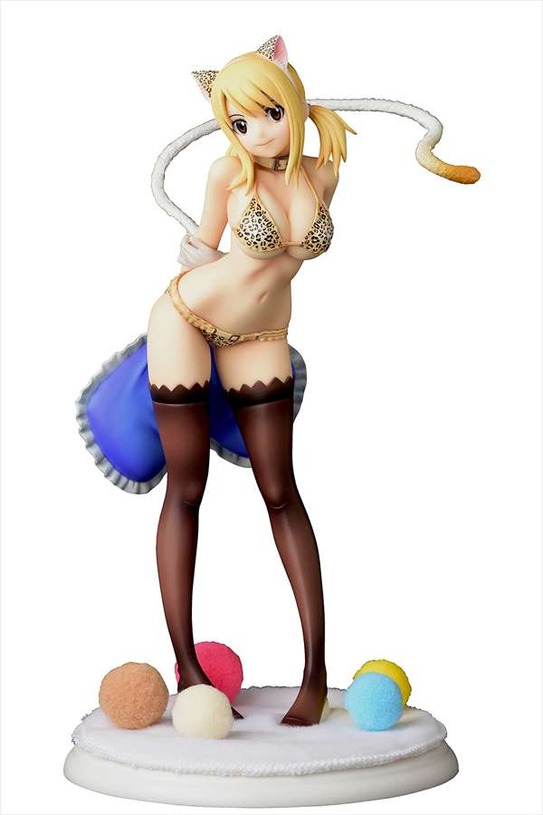Fairy Tail Lucy Heartfilia Leopard Cat PVC Figur orcatoys