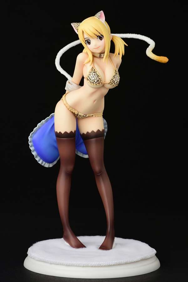 Fairy Tail Lucy Heartfilia Leopard Cat PVC Figur orcatoys
