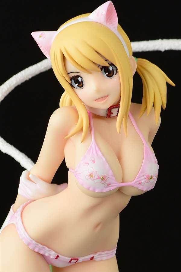 Fairy Tail Lucy Heartfilia Cherry Blossom Cat Figur orcatoys