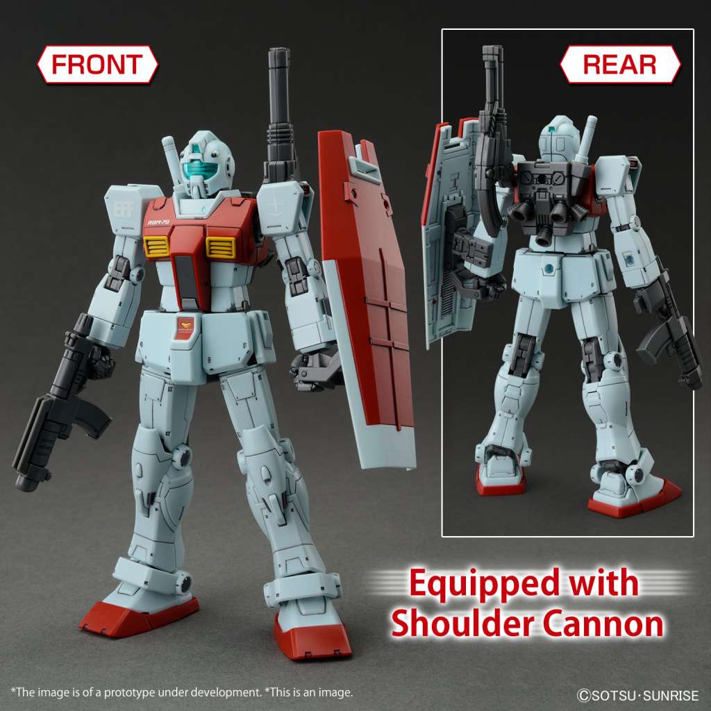 HG GM Shoulder Cannon / Missile Pod 1/144 bandai model kit gunpla