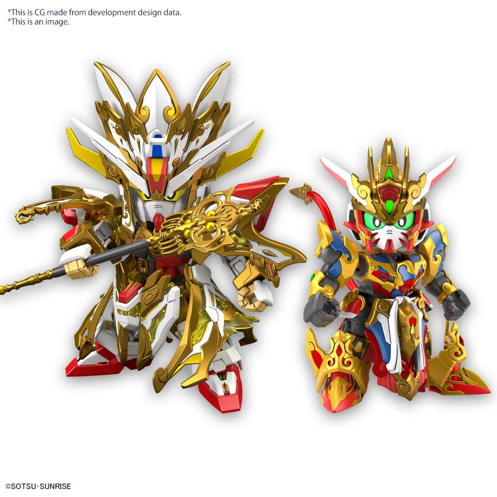 SDW Heroes Wukong Impulse Gundam & Sanzang Strike Freedom Set bandai model kit gunpla