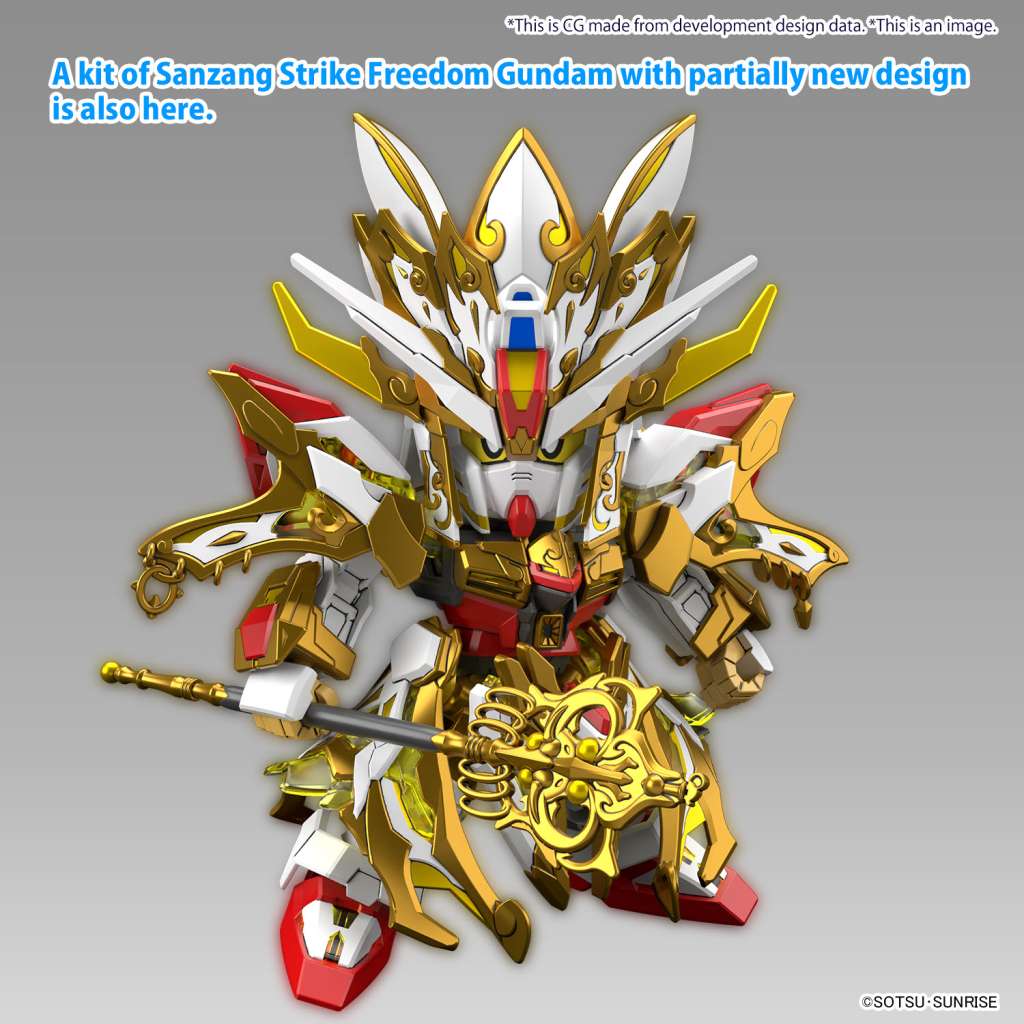 SDW Heroes Wukong Impulse Gundam & Sanzang Strike Freedom Set bandai model kit gunpla