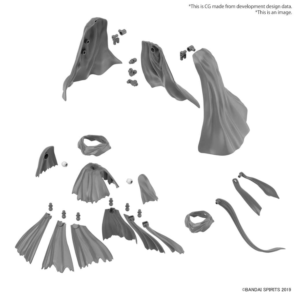 30mm Alternativa Delar Set 14 Multi Cloth 1/144 bandai model kit gunpla