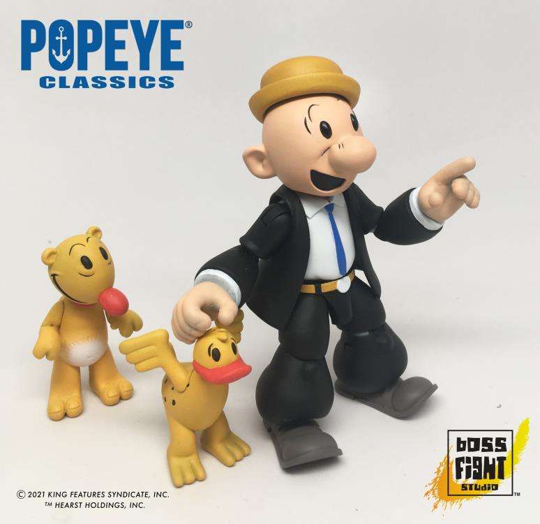 Popeye Wave 1 Castor Oyl Actionfigur boss fight studio